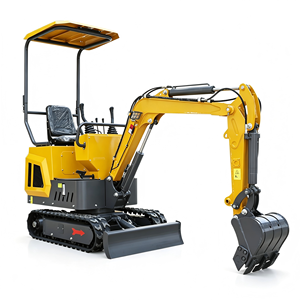 Mini-excavatrice puissante, excavatrice compacte sur chenilles pour la construction, l'aménagement paysager et l'agriculture - Product Image 4