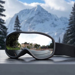 Büyük alan görünümü çift katmanlı anti-sis yetişkin kayak gözlüğü açık ekipman kayak gözlüğü kask kullanımı için Guangzhou - Product Image 6