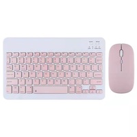 Produsen Tablet PC Keyboard nirkabel Mini dan Mouse dapat diisi ulang untuk iPad telepon Keyboard Laptop