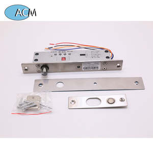 12Vステンレス鋼電気ナロードアボルトほぞ穴ロックアクセス制御フェイルセーフセキュアNC電子ロック - Product Image 3