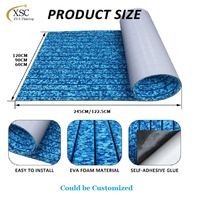 Tapis de sol confortable en EVA pour bateau, revêtement de pont antidérapant, résistant au soleil et à l'usure