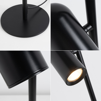 Lampe de chevet Kasanto, design moderne, métal, décoration d'intérieur, éclairage pour salle de lecture