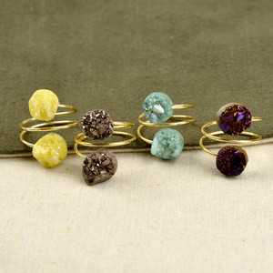 Cụm Pha Lê Đá Mã Não Pha Lê Pha Lê Đá Mã Não Tự Nhiên Giá Xuất Xưởng Rất Đẹp Nhẫn Pha Lê Nụ Pha Lê Trang Sức Nam Nữ Thời Trang - Product Image 2