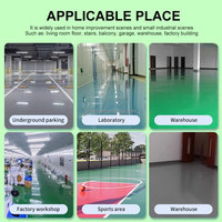 Polyuréthane deux composés ligne de séchage rapide marquage couche de finition A B peinture composée pour les parkings