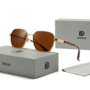Gafas de Sol Redondas Cuadradas Extra Grandes Unisex M2502 con Logotipo Personalizado, Metálicas, Ligeras, para Todas las Temporadas, Gafas de Moda - Product Image 1