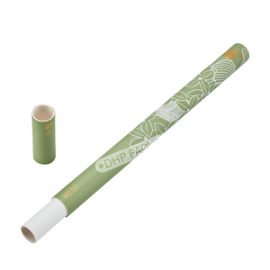 Kotak tabung kertas Kraft kustom ramah lingkungan untuk dupa mudah terurai kemasan bulat dengan cetakan Logo - Product Image 1