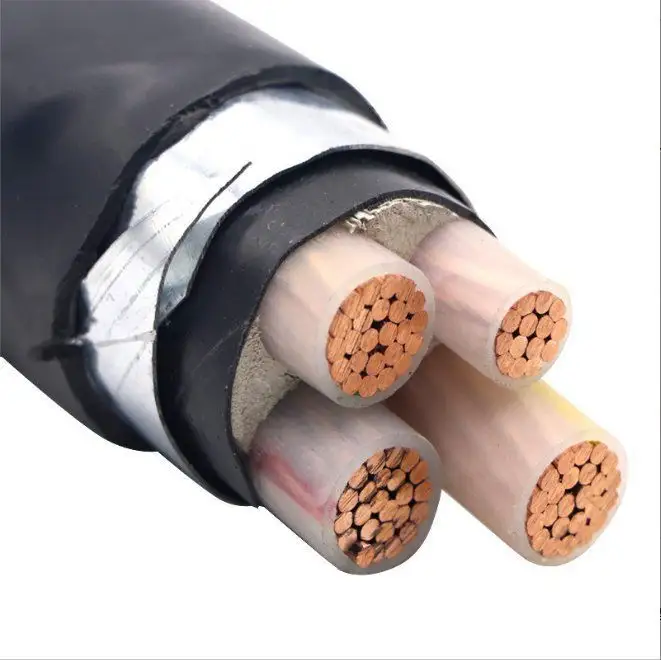 0.6/1KV low-voltage 4-core 95mm 240mm2 PVC insulated and armored underground power cable