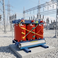 Transformateur Électrique Haute Tension 50Hz SCB13/14 Type Sec Trois Bobines 10kV-11kV/480V-440V/400V 110V 380V pour Système de Distribution d'Énergie