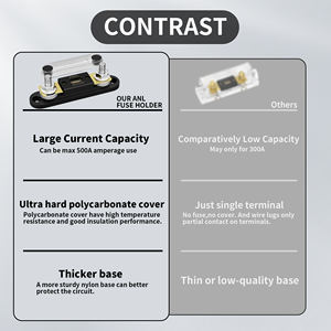Bloque <span class=keywords><strong>de</strong></span> Distribución <span class=keywords><strong>de</strong></span> Energía, Terminal <span class=keywords><strong>de</strong></span> Batería <span class=keywords><strong>de</strong></span> Alta Resistencia, Barra <span class=keywords><strong>de</strong></span> Distribución, <span class=keywords><strong>Caja</strong></span> <span class=keywords><strong>de</strong></span> <span class=keywords><strong>Fusibles</strong></span> <span class=keywords><strong>de</strong></span> 12 Voltios, Portafusibles <span class=keywords><strong>de</strong></span> Audio para Automóvil <span class=keywords><strong>de</strong></span> <span class=keywords><strong>2</strong></span> <span class=keywords><strong>Polos</strong></span>, Tipo ANL, 300 Amperios - Product Image 5