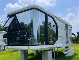 Capsule spatiale mobile de luxe 2026, <span class=keywords><strong>maison</strong></span> préfabriquée écologique avec <span class=keywords><strong>construction</strong></span> durable pour chambre à coucher, salle de sport, salle de bain, centre commercial, salon - Product Image 1