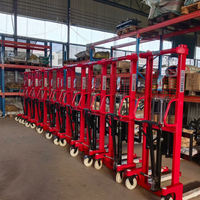 Vente en gros d'usine KEYI, gerbeur manuel hydraulique 1t 2t avec garantie d'un an et roues en nylon pour chariot élévateur