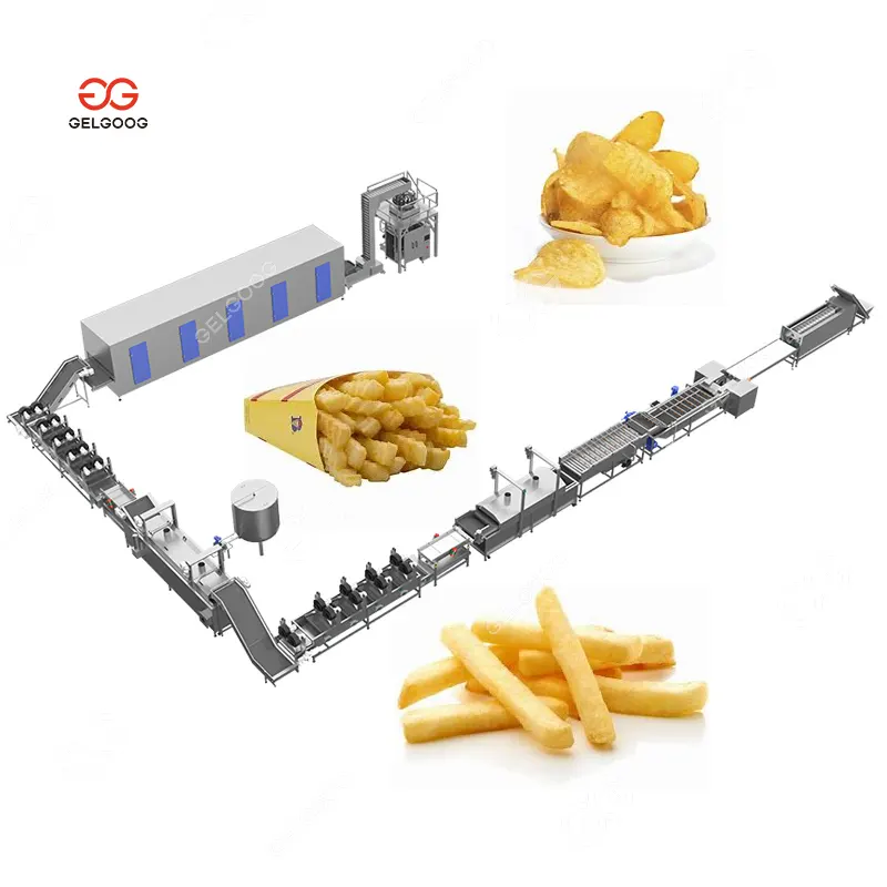 Крупномасштабных автоматический картофеля-фри оборудование для переработки соединение Принглс много слоевых картофельных чипсов