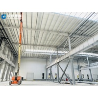 Estructura Metálica Prefabricada de Instalación Rápida para Taller, Almacén, Estructura de Acero para Fábrica y Almacenamiento de Mercancías