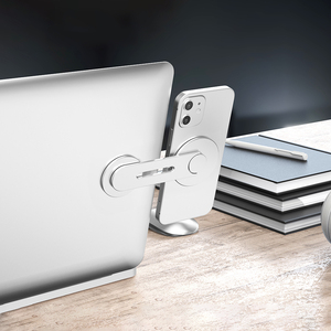 Klip dudukan samping Monitor Desktop 180 derajat, dapat diatur untuk IPhone magnet, dudukan ponsel mobil Laptop magnetik portabel untuk Tesla - Product Image 3