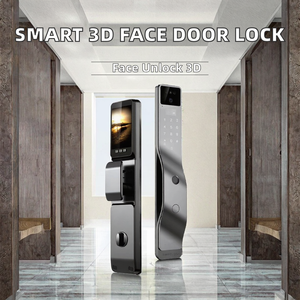 LUONA Tuya Home Technology Serrure de porte intelligente WiFi en alliage d'aluminium avec reconnaissance faciale 3D, déverrouillage par mot de passe, contrôle à distance via application, sécurité - Product Image 2