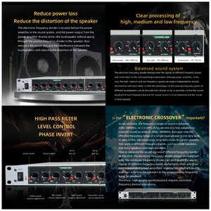 224xl âm thanh nổi Chuyên Nghiệp 2 Chiều Mono âm thanh 4 chiều với bộ lọc thông cao loa siêu trầm sân khấu DJ hệ thống âm thanh loa - Product Image 4