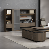 Armoire ouverte moderne en MDF/PVC avec porte en verre et éclairage LED, meuble de rangement pour bureau à domicile, chambre et salon, écologique