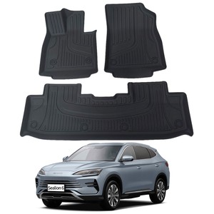 Tapetes de Auto 3D de TPE, Ajuste Personalizado para BYD Sealion 6 Seal U 2021-2025, Resistentes al Agua, Inodoros, Antideslizantes, 3.5mm - Product Image 1