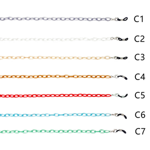 <span class=keywords><strong>Lunettes</strong></span> de masque de couleur transparente lanière à double usage <span class=keywords><strong>cordon</strong></span> de <span class=keywords><strong>lunettes</strong></span> de chaîne de <span class=keywords><strong>lunettes</strong></span> en acrylique - Product Image 2