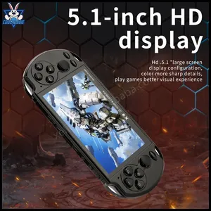 CoolRabbie Console di Gioco Portatile CRX9S da 5,1 Pollici <span class=keywords><strong>con</strong></span> Risoluzione 800x480, 20000 Giochi Integrati, Mini TV Portatile - Product Image 6