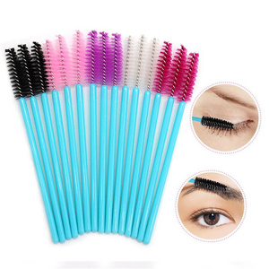 Bán Buôn Dùng Một Lần Nylon Mascara Bàn Chải Với Nhựa Xử Lý Cho Lông Mi & Lông Mày Mở Rộng <span class=keywords><strong>Applicator</strong></span> 50 cái/túi Cho Trang Điểm - Product Image 5
