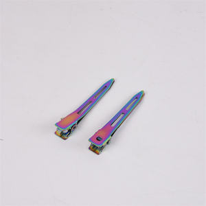 En gros Nouvelle Couleur Arc-En-Peinture Plat En Métal Ressort <span class=keywords><strong>Crocodile</strong></span> Épingle À Cheveux à Vendre - Product Image 2