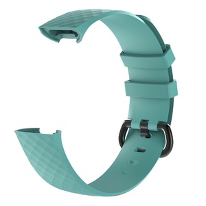 Cinturino di Ricambio per Braccialetto Sportivo Smart per Fitbit Charge 4 3 SE, Fibbia Nera, Stile Ufficiale, Cinturino in Silicone - Product Image 6