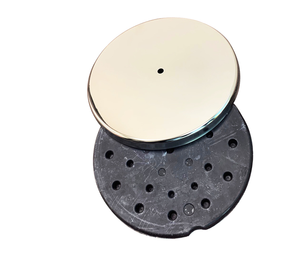 Palo e Supporto per Corda con Corona in Acciaio Inox e Base in Plastica - Product Image 5