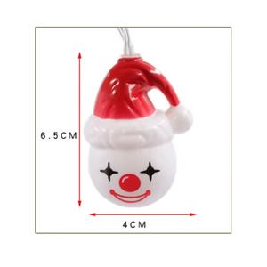 Guirlandes lumineuses LED de Noël YN Starlight pour l'intérieur, avec motifs <span class=keywords><strong>Clown</strong></span> et Bonhomme de neige, indice de protection IP44, style moderne pour la décoration de fête - Product Image 6