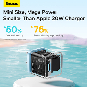 <span class=keywords><strong>Cargador</strong></span> Baseus GaN5 Mini, Gran Oferta, Usado, 95% Nuevo, <span class=keywords><strong>20W</strong></span>, <span class=keywords><strong>Cargador</strong></span> Rápido y Duradero para Uso Diario en Viajes, <span class=keywords><strong>Cargador</strong></span> de <span class=keywords><strong>20W</strong></span> - Product Image 1