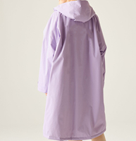 Poncho de surf imperméable chaud pour adulte, robe de bain à capuche, veste de plage, poncho de surf en microfibre imperméable avec logo personnalisé