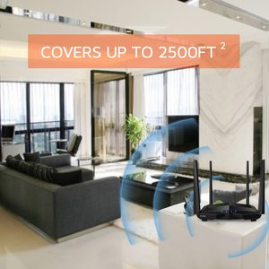 Nuevo Router WiFi Inteligente Tenda AC1200 <span class=keywords><strong>de</strong></span> Doble Banda con 4 Antenas para Uso Doméstico, Gigabit Ethernet (AC10) - Product Image 4