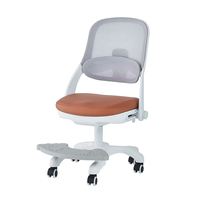 Chaise de bureau pour enfants, chaise d'ordinateur, dossier en maille respirante, correctionnelle, sans accoudoirs, usage commercial