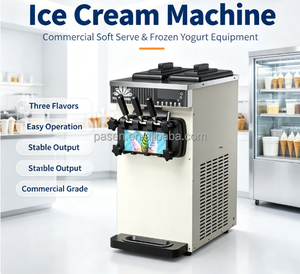 Macchina Professionale per Gelato Soft a 3 Gusti per Caffetterie e Negozi - Product Image 1