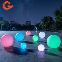 Ballons lumineux LED gonflables à vente chaude, ballons LED gonflables changeant de couleur avec télécommande pour la publicité extérieure