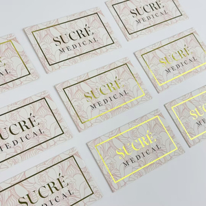 Wholesale CMYK Custom Gold Foil Logo Birthday Greeting Card Digital Business Card Postcard 4*6inch Thank You Card Glossy/Matte - Product Image 6