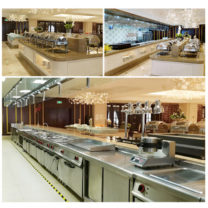 Cuisine entièrement équipée en acier inoxydable, équipement de cuisine commercial complet pour la conception de restaurants - Product Image 2