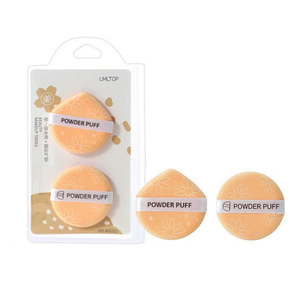 Esponja de maquillaje LMLTOP Powder Puff, paquete de 2, forma de lágrima, hidrofílica, sin látex, para uso en seco y húmedo. - Product Image 4
