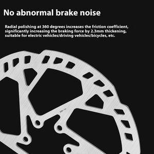 Rotor de Freno de Disco de Acero de Seis Radios 203/180/160mm 2.3mm con Pastillas para Patinete Eléctrico y Bicicleta Componente para Bicicletas de Carretera - Product Image 3