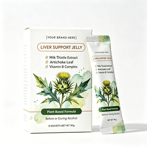 Bâtonnets de gelée vitaminée liquide anti-gueule de bois aux tailles personnalisées – Supplément anti-gueule de bois au chardon-Marie pour la santé du <span class=keywords><strong>foie</strong></span> après consommation d'alcool - Product Image 1