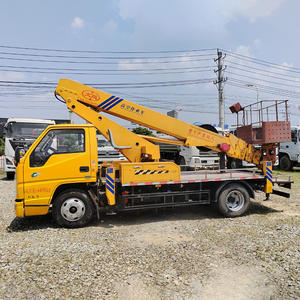 Véhicule de plateforme de travail en hauteur HOWO d'<span class=keywords><strong>occasion</strong></span> avec bras télescopique fourni par un fabricant professionnel à vendre - Product Image 3