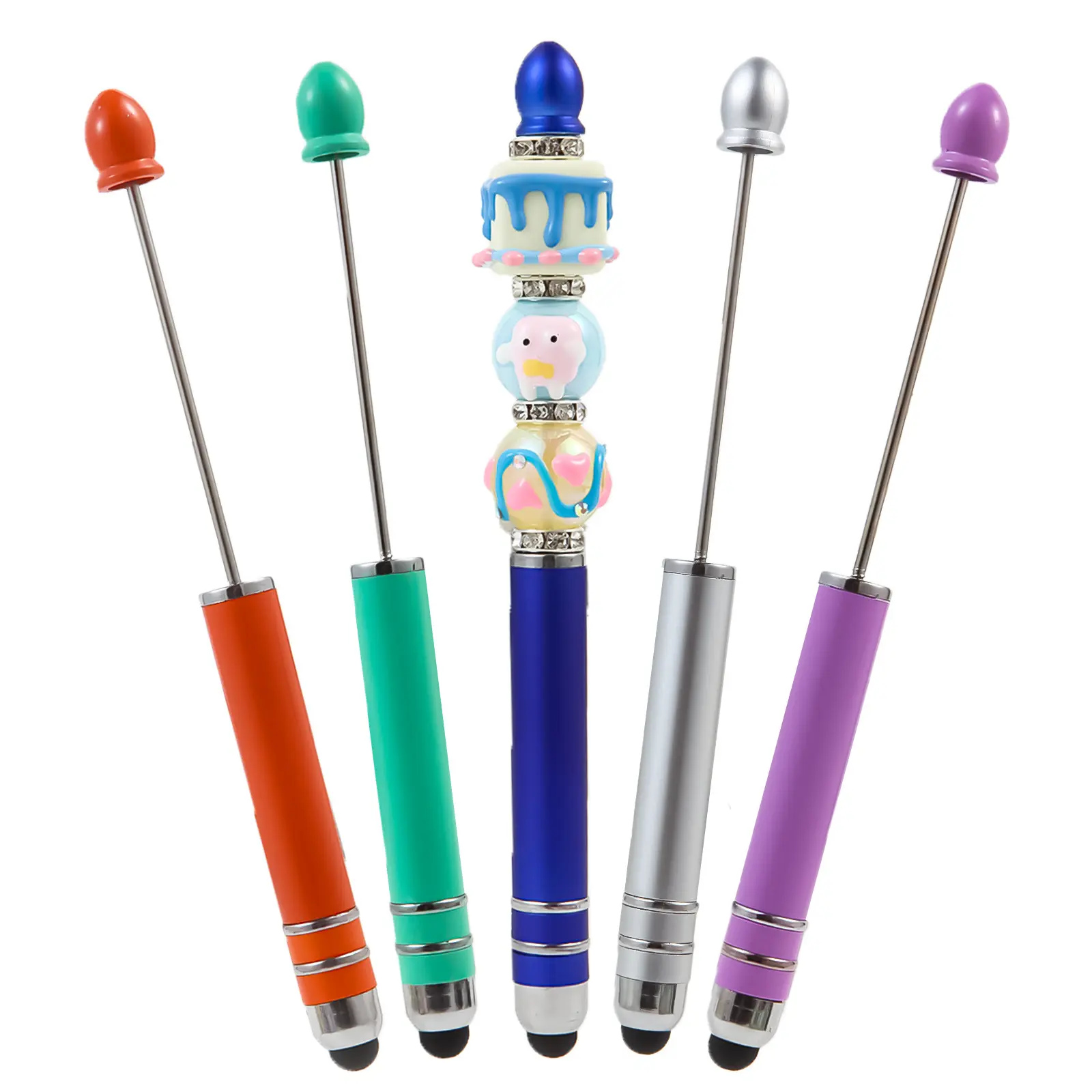 قلم لعب للأطفال مصنوع يدويًا هدايا مبتكرة قلم كروي متعدد الوظائف تصنعه بنفسك قلم قابل للقولبة للأطفال