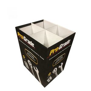 Espositore di vendita al dettaglio moderno eco-friendly stand Flat Pack cassonetti in cartone ondulato per farmacia pubblicità promozionale - Product Image 4