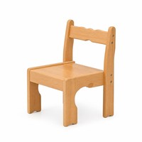 Chaise pour enfants en bois de hêtre Chuangjin, hauteur d'assise 26 cm, style Montessori, pour maternelle et garderie, vente en gros, fabricant