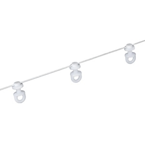 Glissières en plastique largement populaires S Ruflette Wave Ripple Fold Curtain Track Rails Runners pour motoriser - Product Image 1