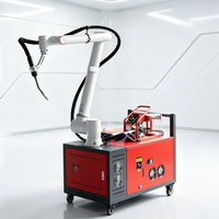 Máquina de Soldadura Robótica CE, Soldador Cobot sin Programación, Brazo de 6 Ejes, 920 mm, 1400 mm, 1900 mm, Soldadura MIG