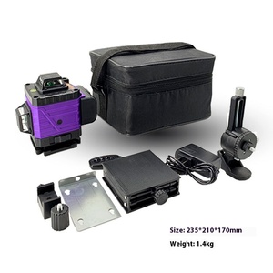 Nivel láser de batería Industrial de 360 grados Nivel láser alimentado por 3D DIY 12 líneas 16 líneas 4D Nivel láser verde para construcción - Product Image 3