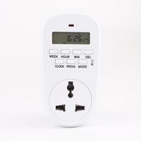 Kampa-enchufe Universal de la UE, pantalla Digital, temporizador electrónico programable, ahorro de energía, ajuste de reloj/tiempo de encendido/apagado