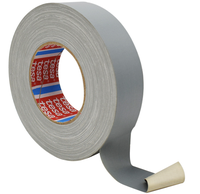 Adhésif Maskinf imperméable simple face personnalisé 4657 Ruban en tissu enduit acrylique pour conduit de caoutchouc gris noir