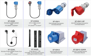 Nuevo Adaptador de Cargador para Vehículos Eléctricos OEM ODM, Enchufe CEE a Schuko/NEMA 5-15P/14-30P/14-50P, 16A - Product Image 3